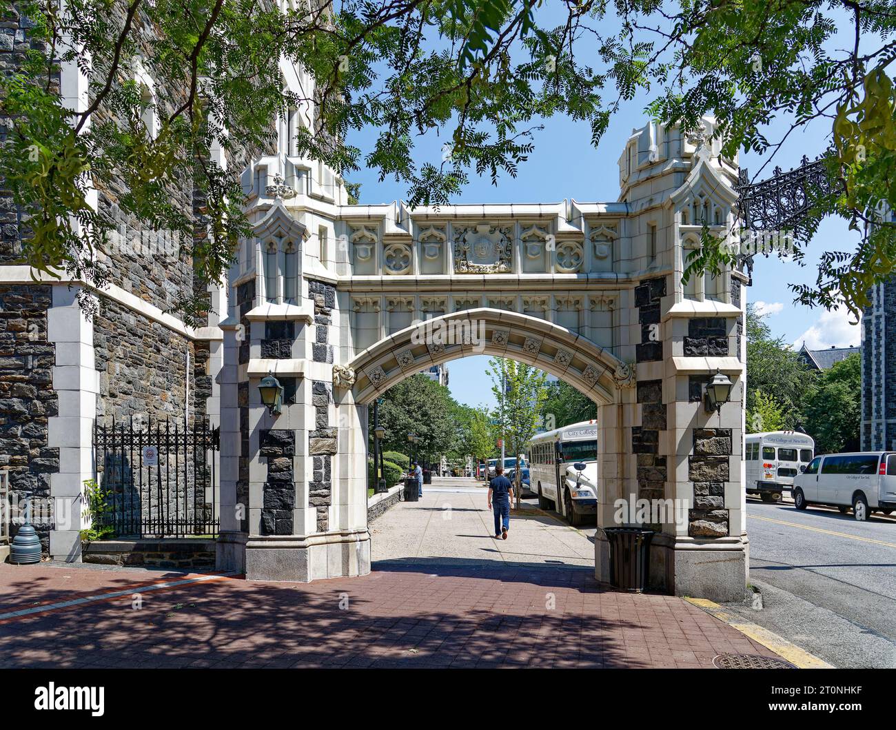 Alexander Hamilton Gate, one of six grand entrances to City College of