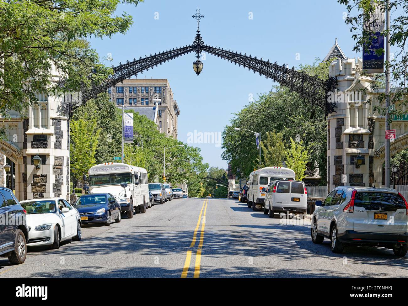 Alexander Hamilton Gate, one of six grand entrances to City College of