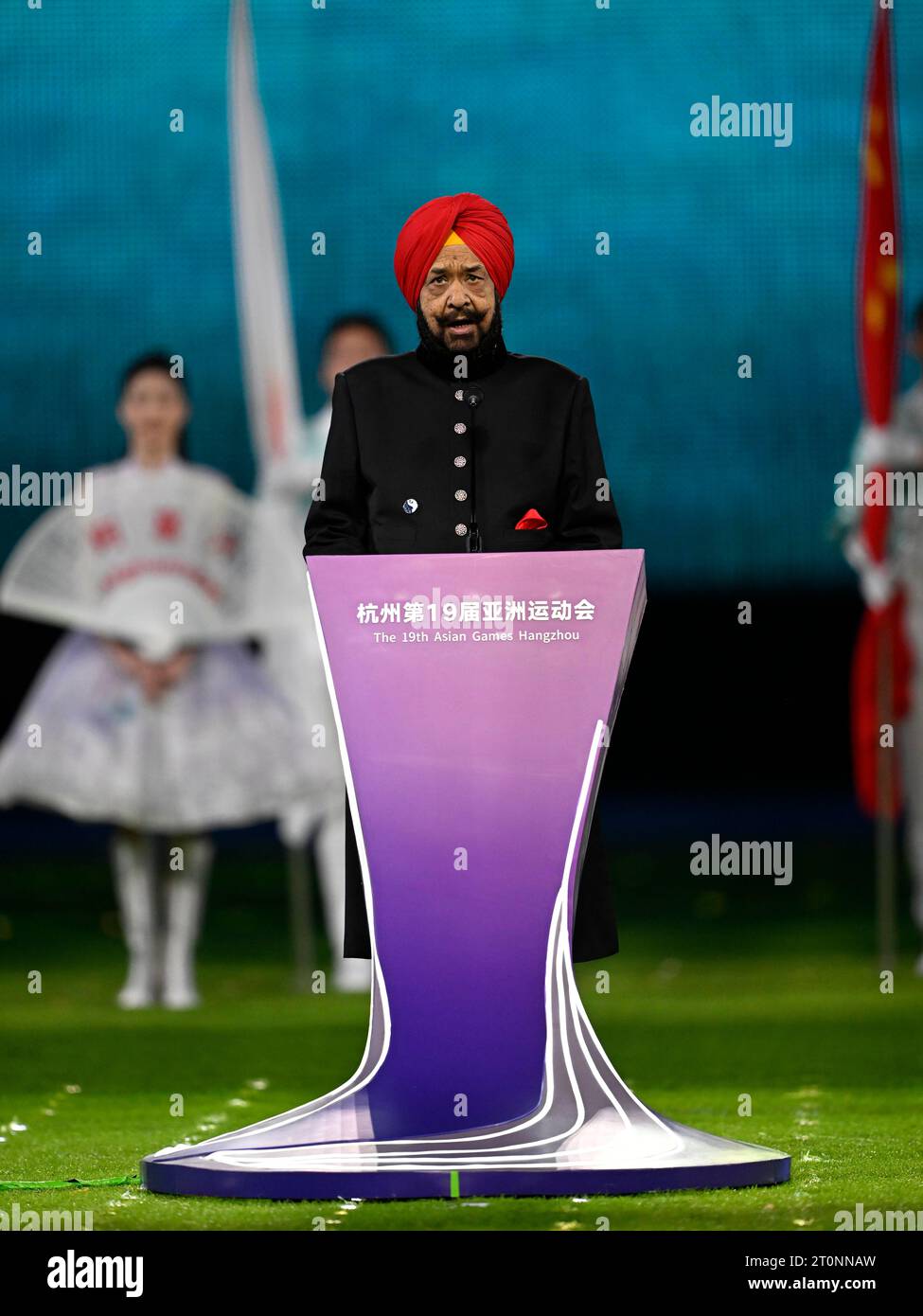 Hangzhou, China's Zhejiang Province. 8th Oct, 2023. Raja Randhir Singh ...