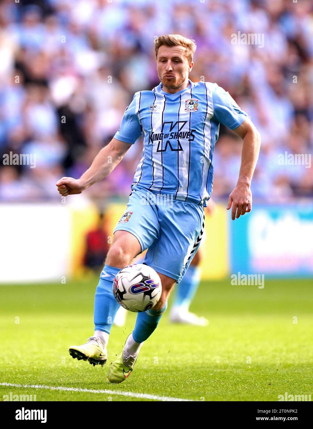Coventry City's Jamie Allen during the Sky Bet Championship match at the Coventry Building Society Arena, Coventry. Picture date: Saturday October 7, 2023. Stock Photo