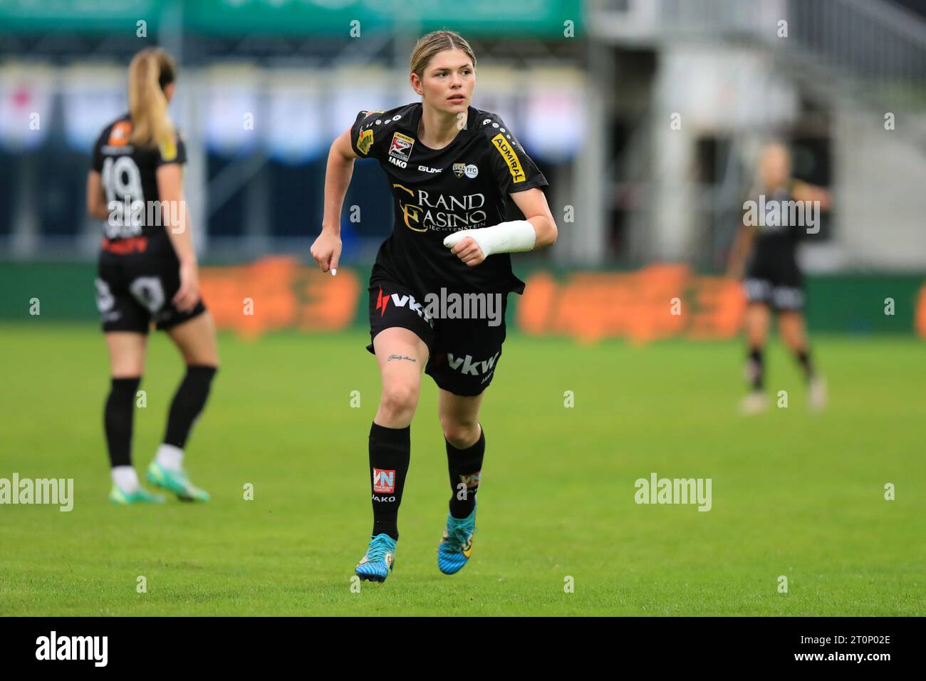 Eileen Campbell (7 Altach) during the Admiral Frauen Bundesliga match First Vienna FC vs SCR Altach at Hohe Warte  (Tom Seiss/ SPP) Stock Photo