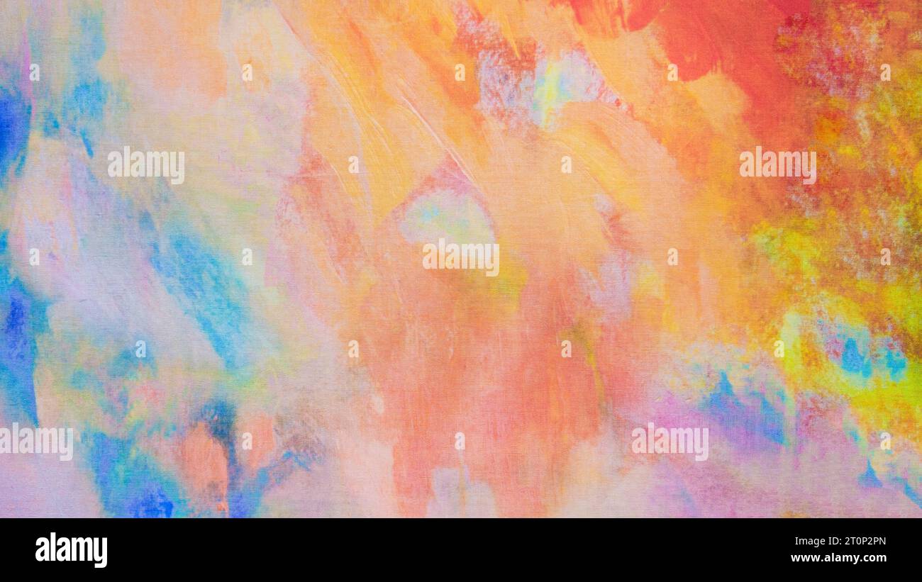 Abstract acrylic hand painted background 16:9 Stock Photo - Alamy