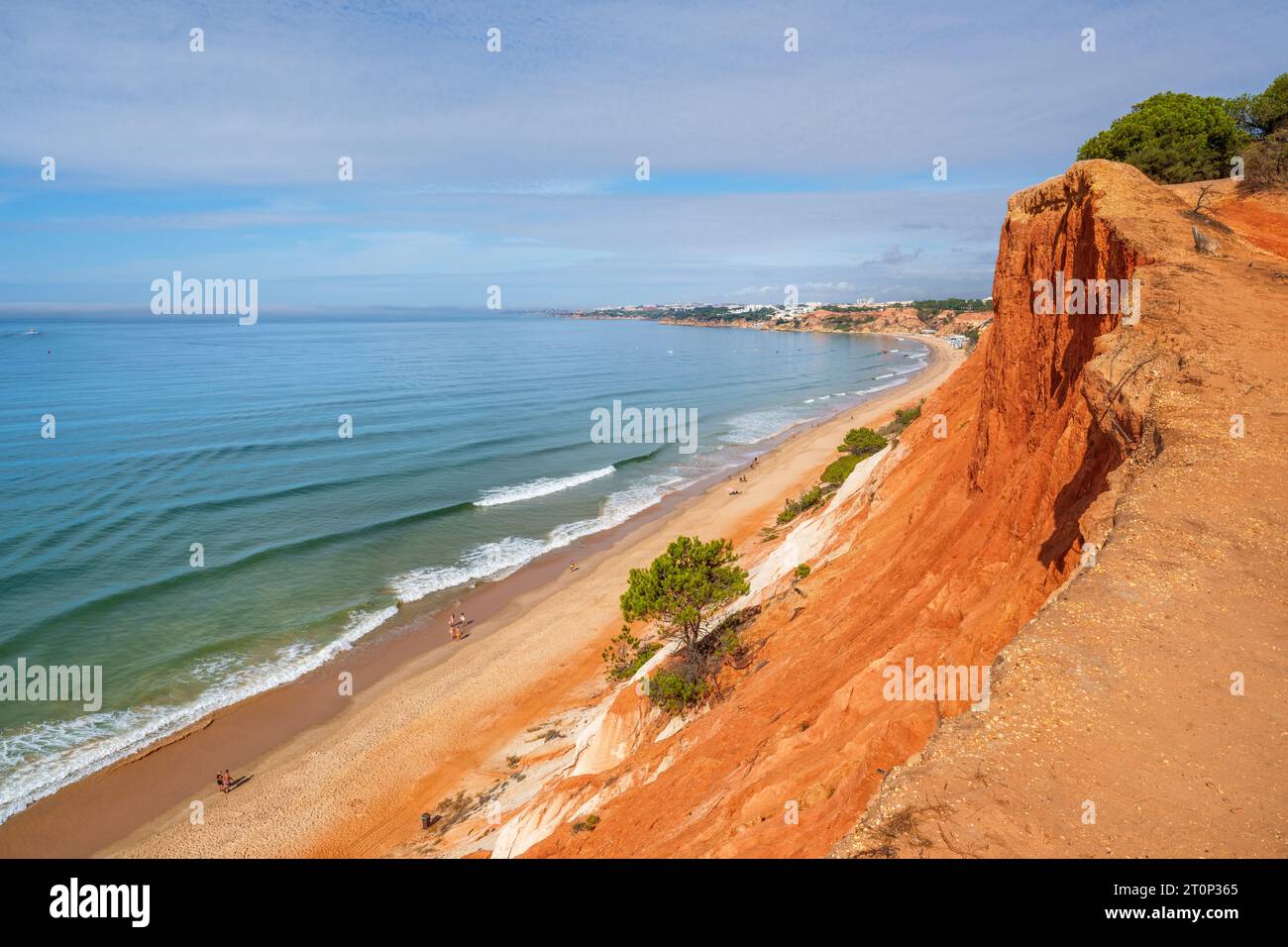 Praia da Falesia, Falesia Beach Faro District   Algarve, Portugal, Europe Stock Photo