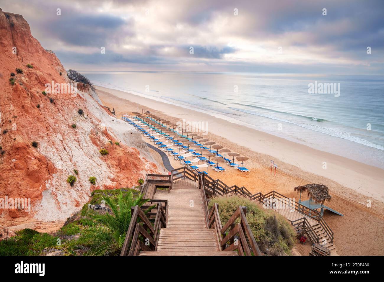 Praia da Falesia, Falesia Beach Faro District   Algarve, Portugal, Europe Stock Photo