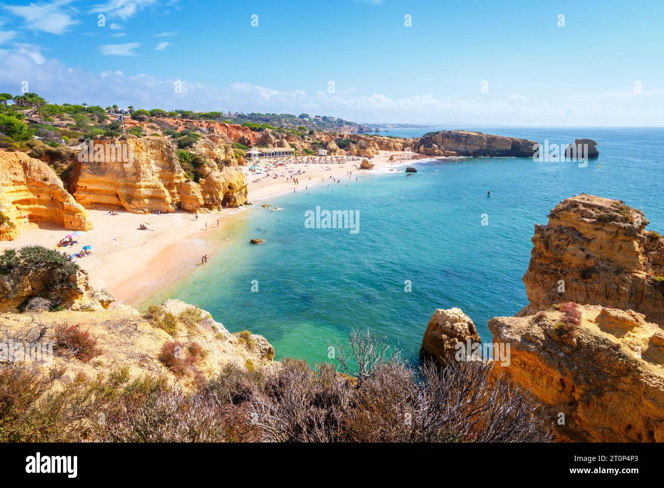 Praia de Sao Rafael, Sao Rafael Beach Albufeira   Faro District   Algarve, Portugal, Europe Stock Photo