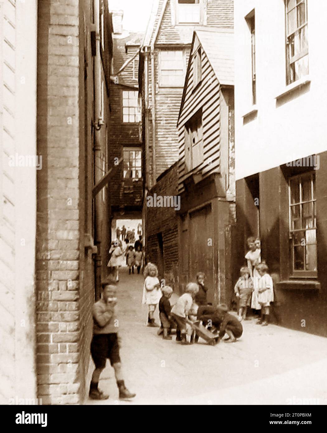 Post Office Lane, Hastings, early 1900s Stock Photo Alamy