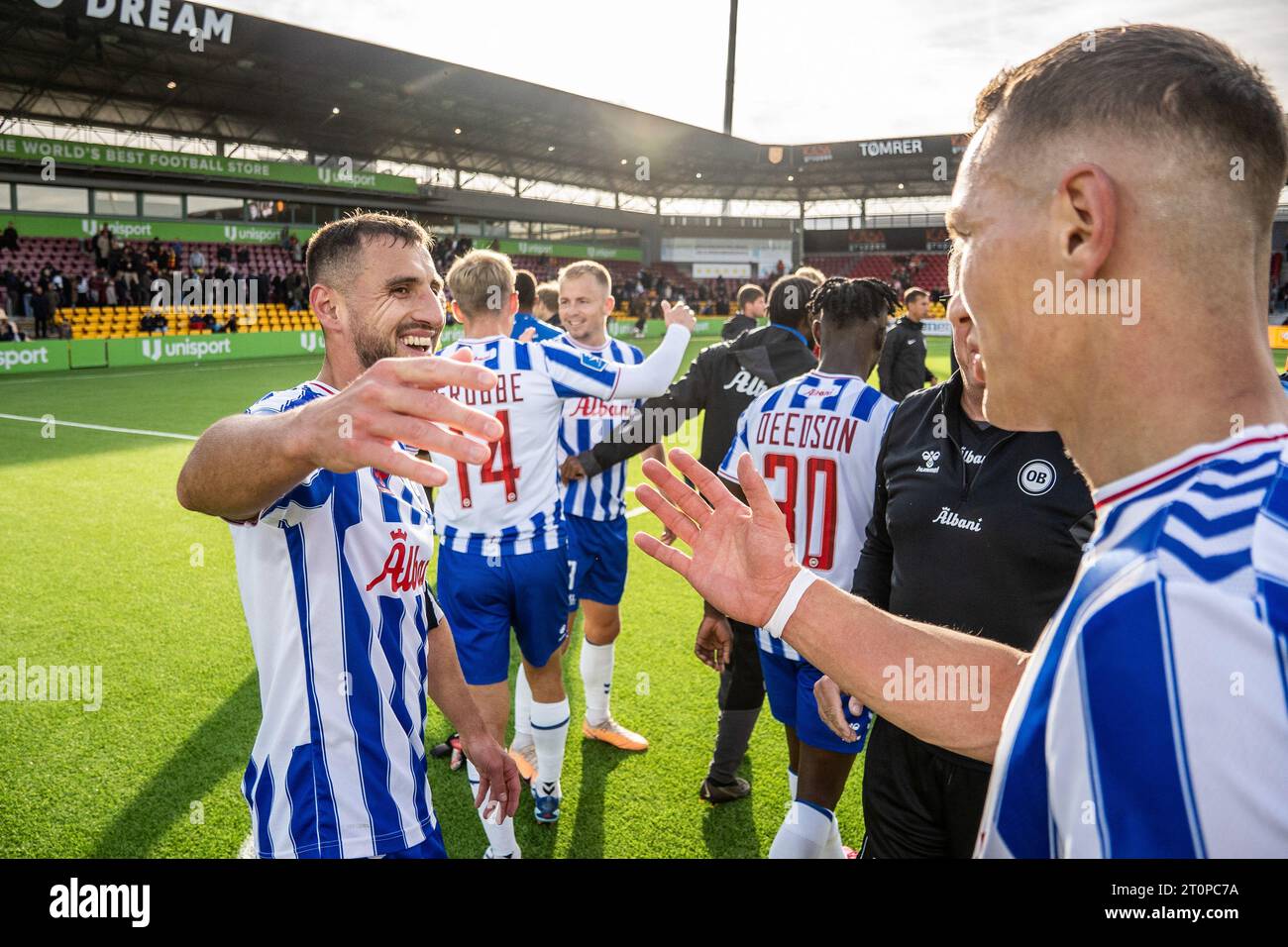 Farum, Denmark. , . Bashkim Kadrii (9) of Odense BK seen after the 3F ...