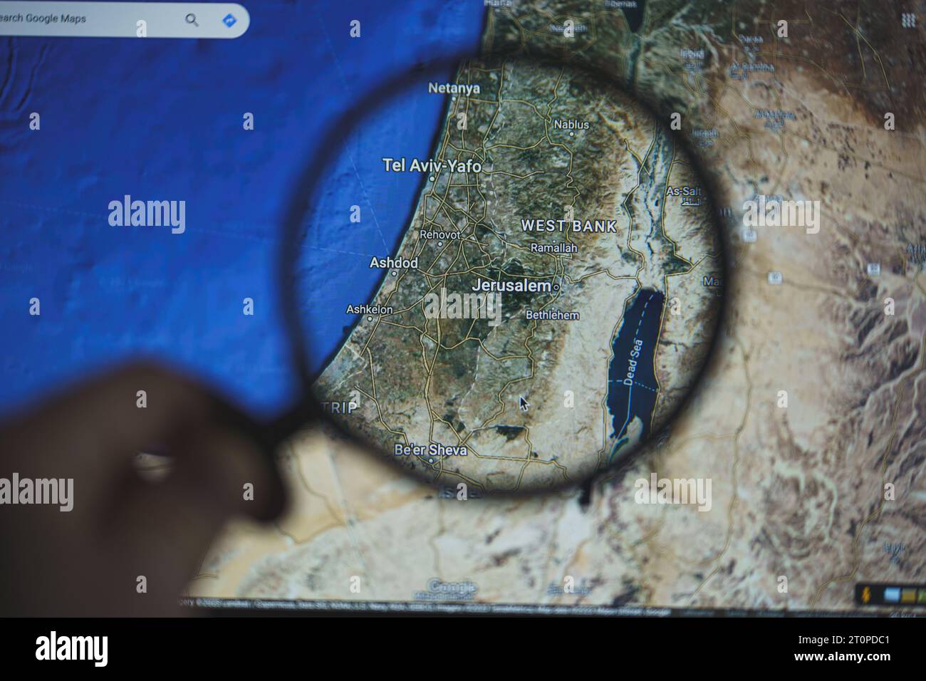 Printable Map Of Israel And Palestine - Printable Free Templates
