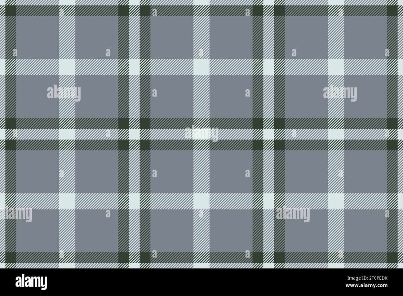 Plaid background, check seamless pattern in black and white. Vector ...
