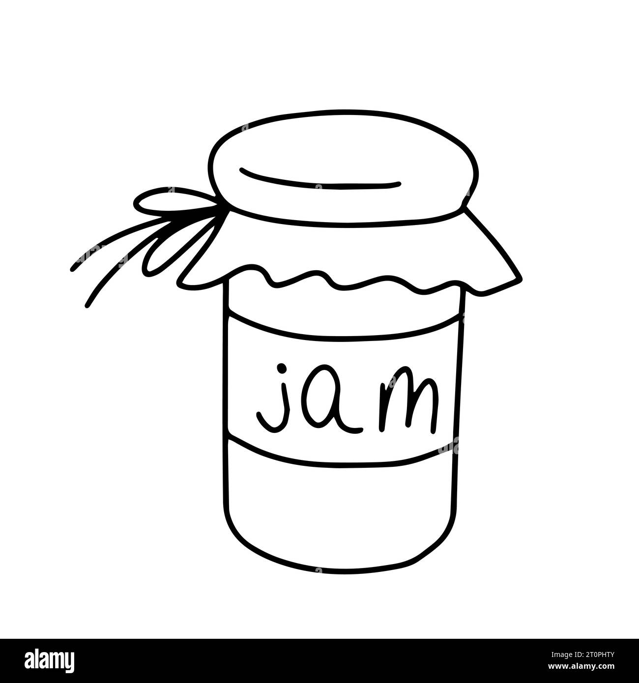 Jam jar clipart Stock Vector Images Alamy