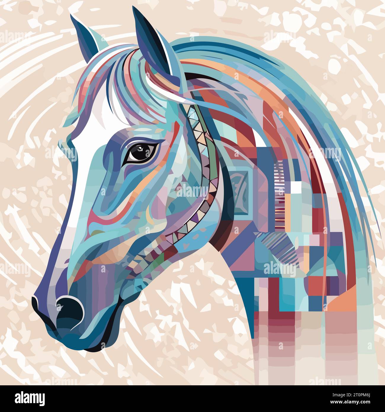 Abstract horse painting hi-res stock photography and images - Alamy