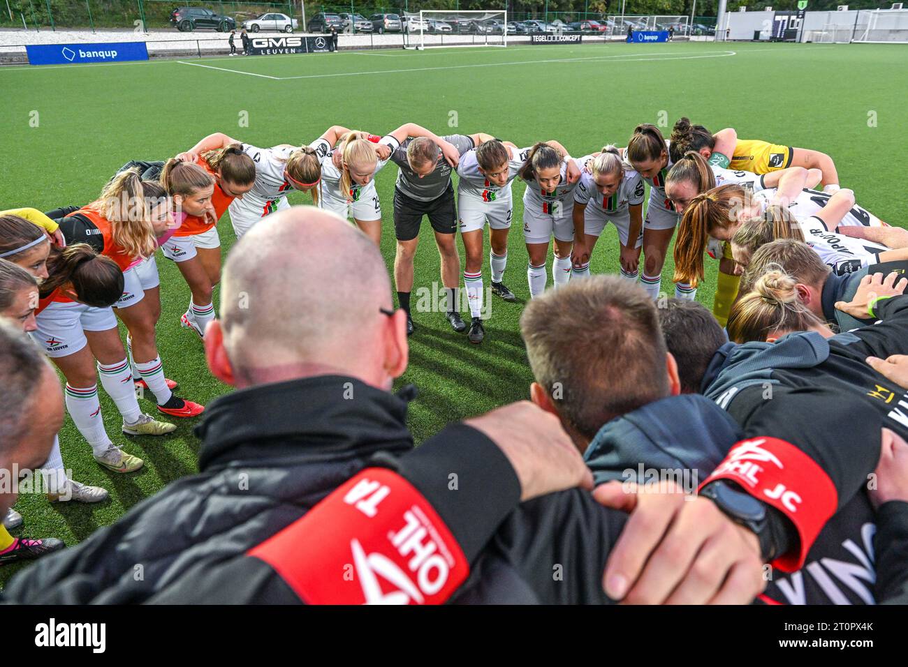 Oud Heverlee, Belgium. 07th Oct, 2023. Team OHL pictured before a