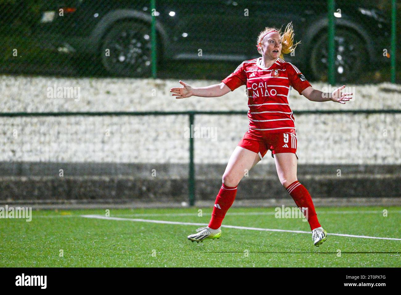 Oud Heverlee, Belgium. 07th Oct, 2023. Amber Barrett (9) of Standard