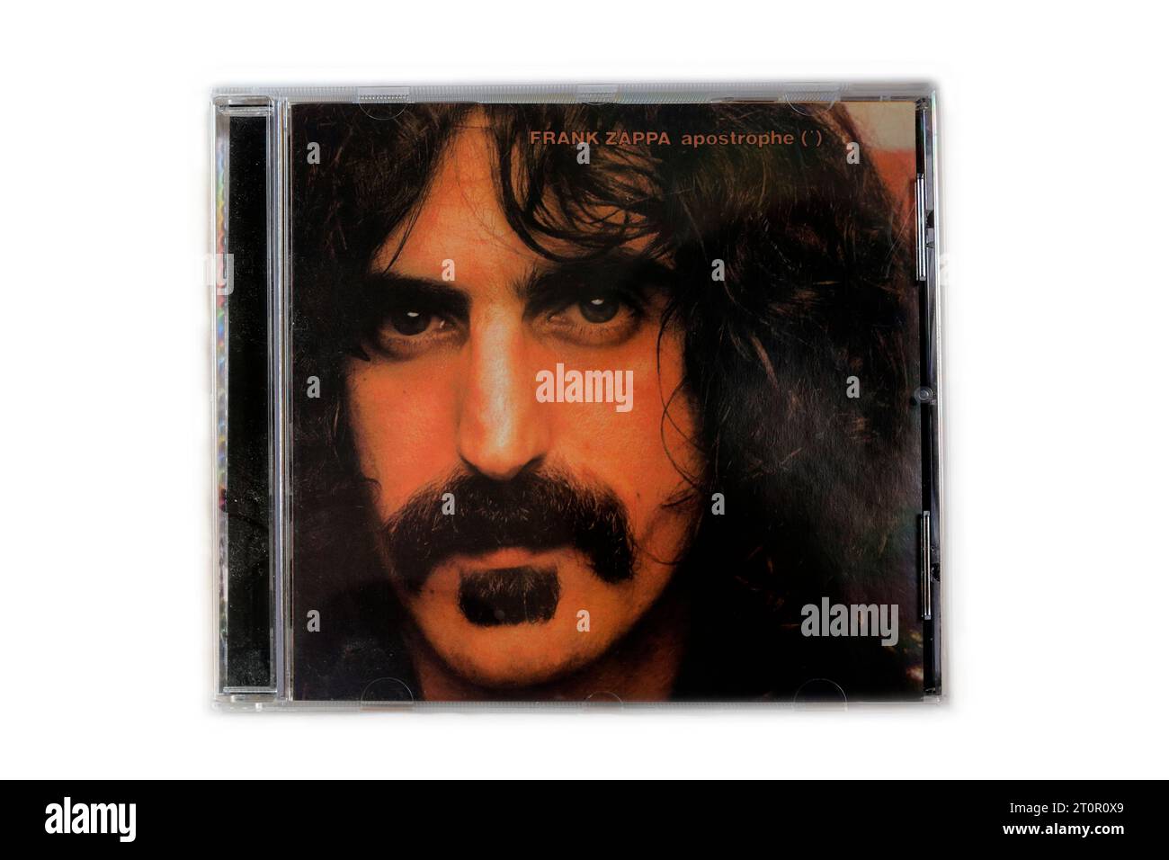 Frank Zappa - Apostrophe - used CD case on light background Stock Photo