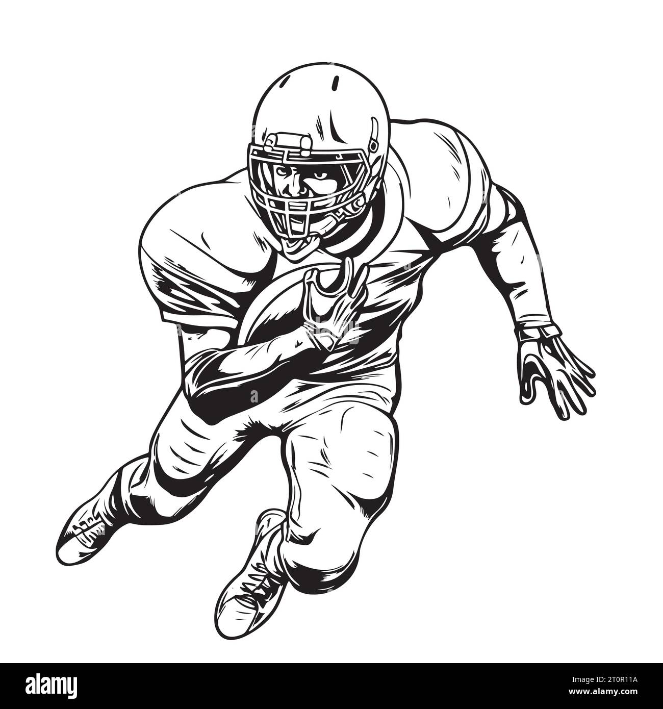 Happy Athlete American Football Player Sportsman Cart vrogue.co