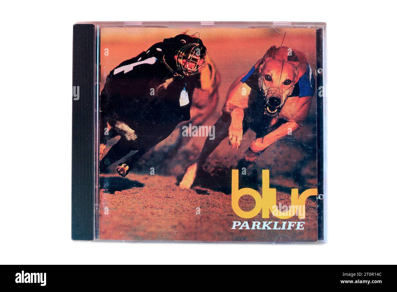 Blur - Parklife CD case on light background Stock Photo