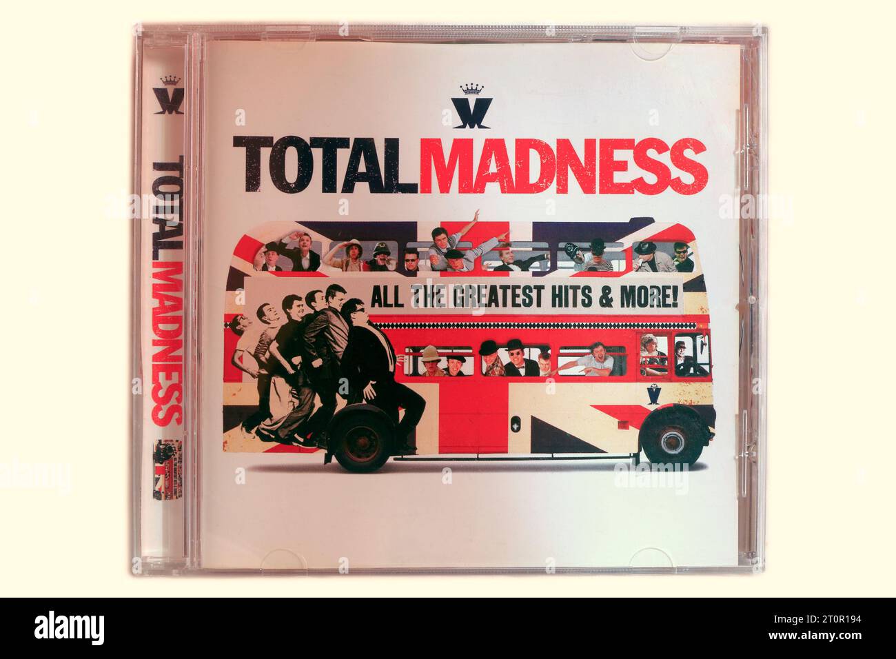 Madness - Total Madness - All The Greatest Hits & More! CD case on light background Stock Photo