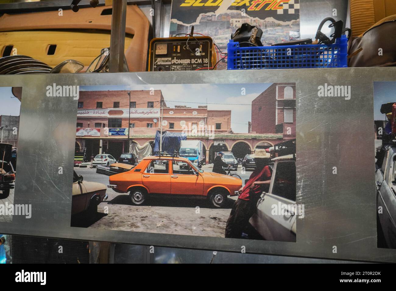 Marseilles, France. 8 October 2023. Renault 12 an exhibition at the