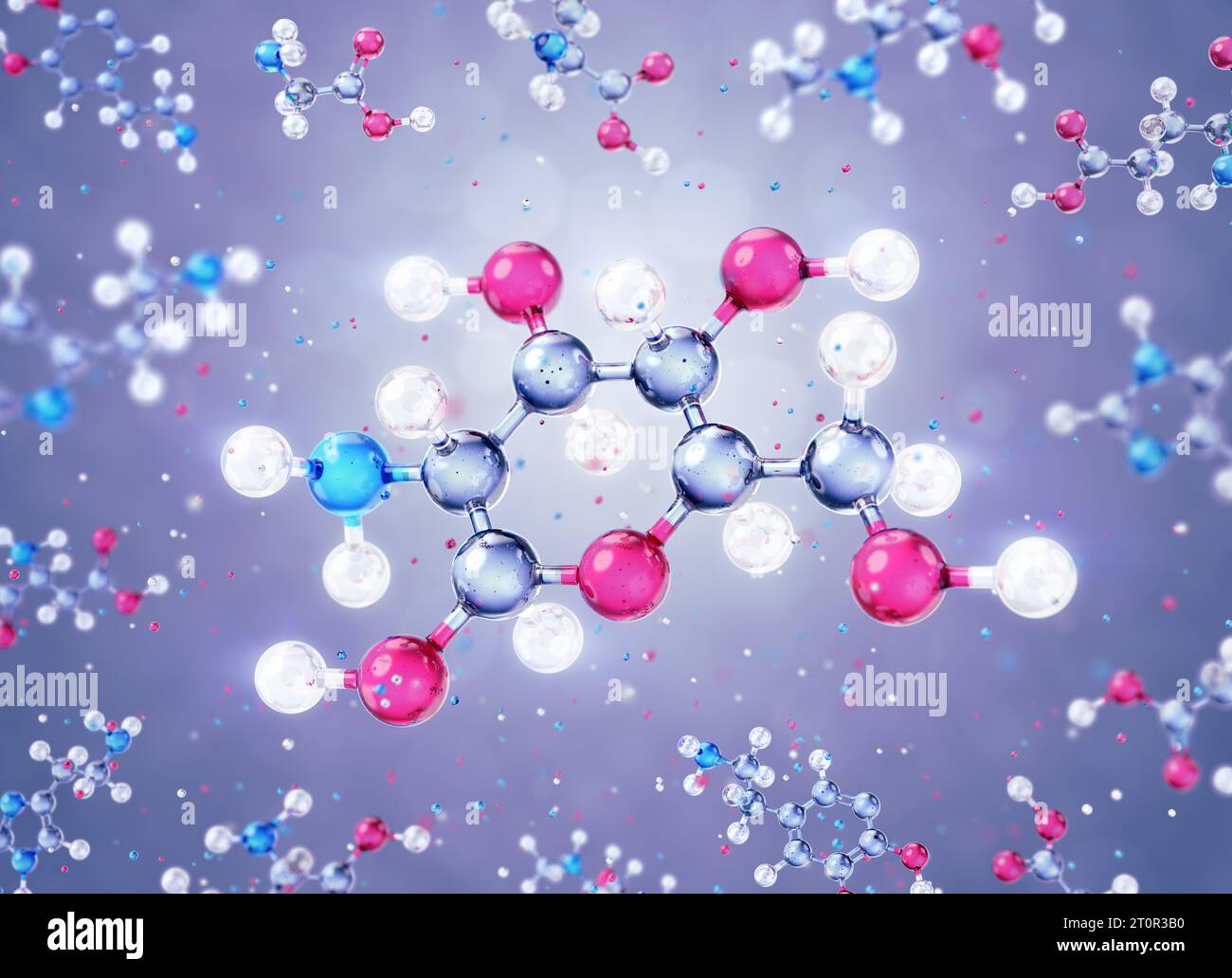 A Molecule of Glucosamine Stock Photo Alamy