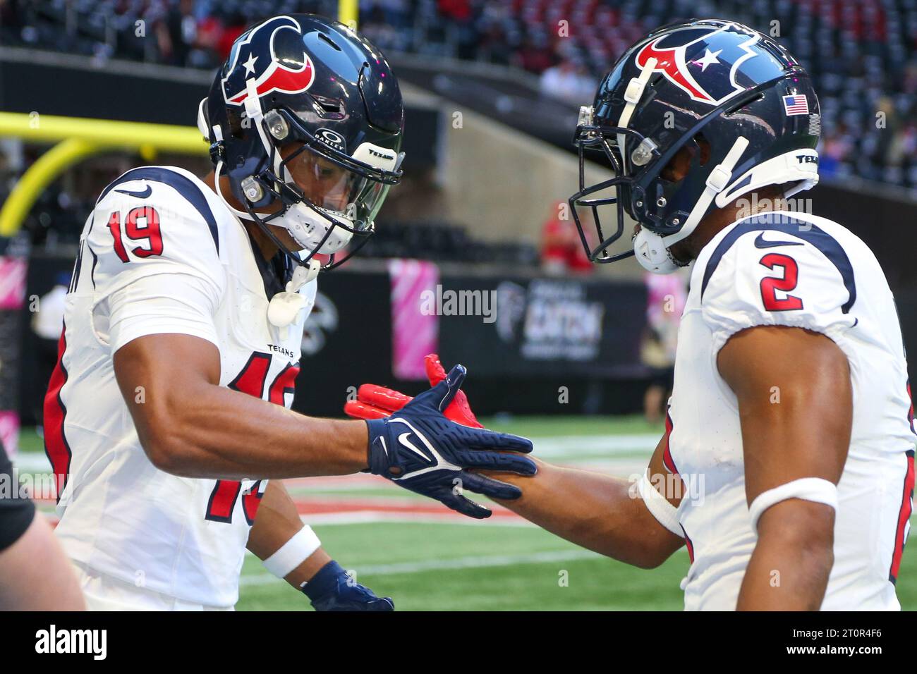 Atlanta, USA. 8th Oct, 2023. Houston Texan wide receiver