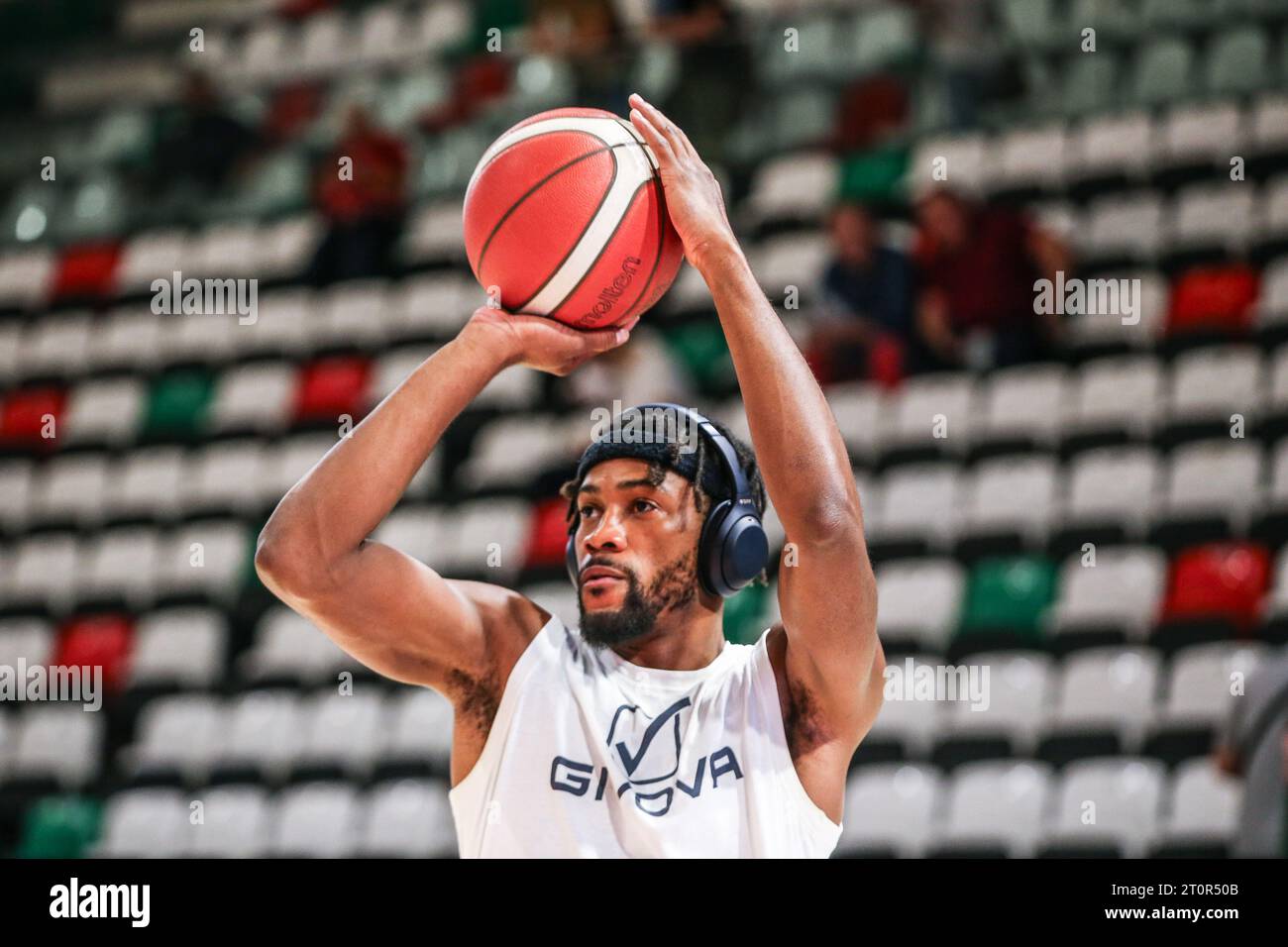 Reggio Emilia, Italy. 08th Oct, 2023. Demetre Rivers (Givova Scafati ...
