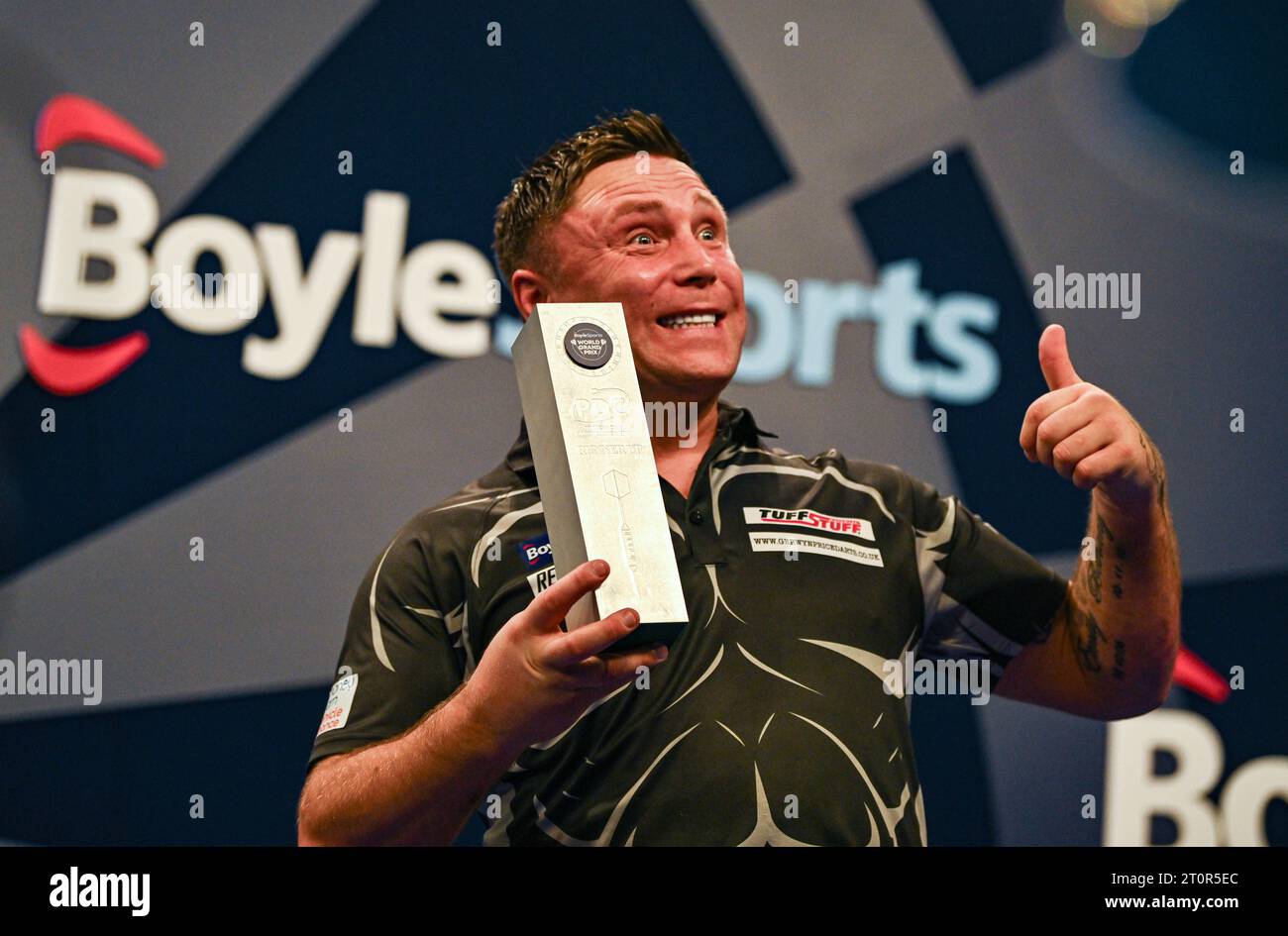 Morningside Arena, Leicester, UK. 8th Oct, 2023. 2023 PDC BoyleSports