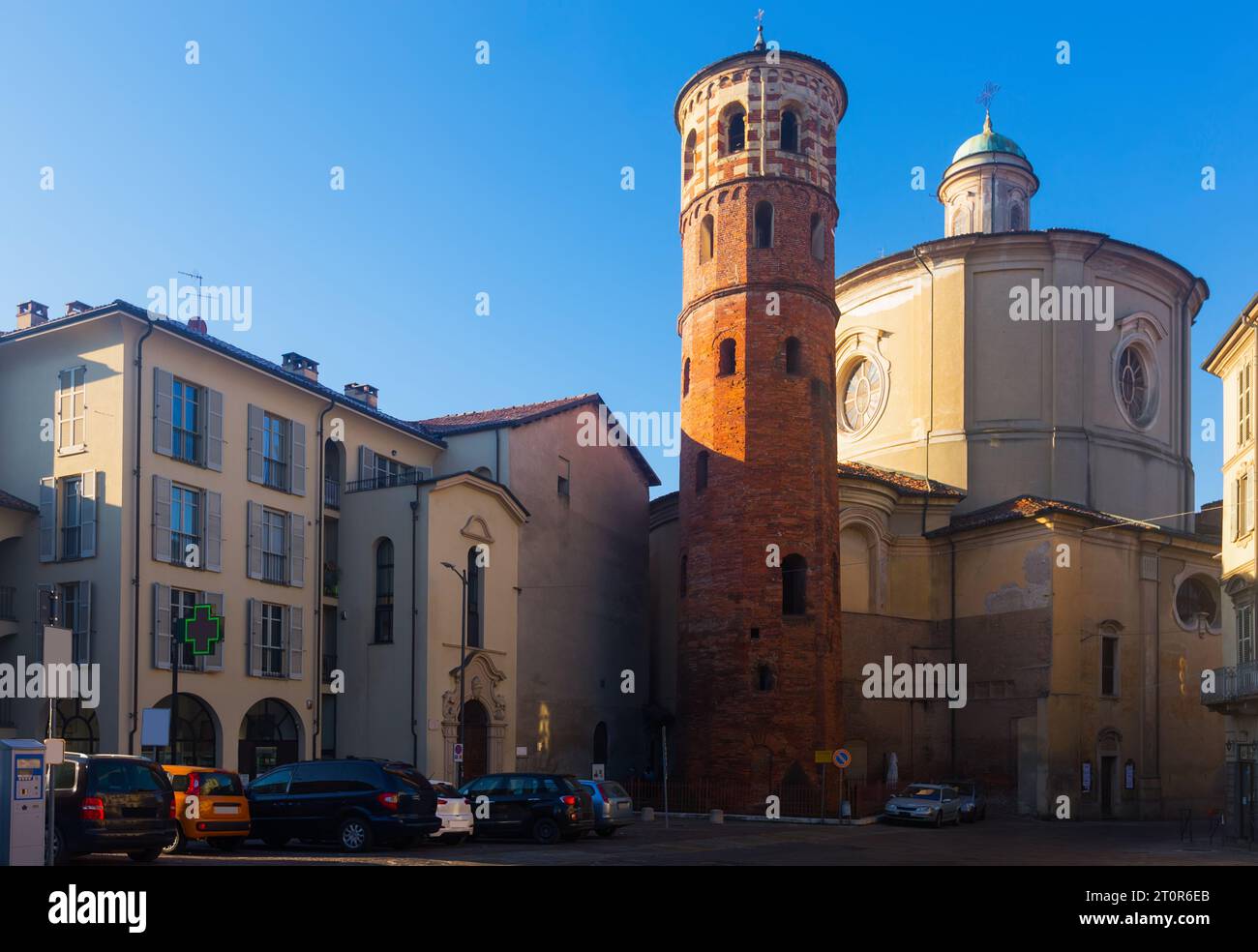 Historical architecture of Asti in Italy Stock Photo - Alamy