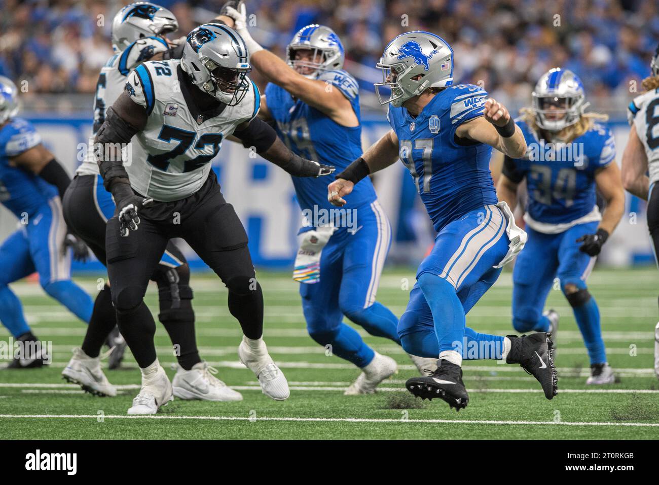 Aidan hutchinson detroit lions hi-res stock photography and images - Alamy