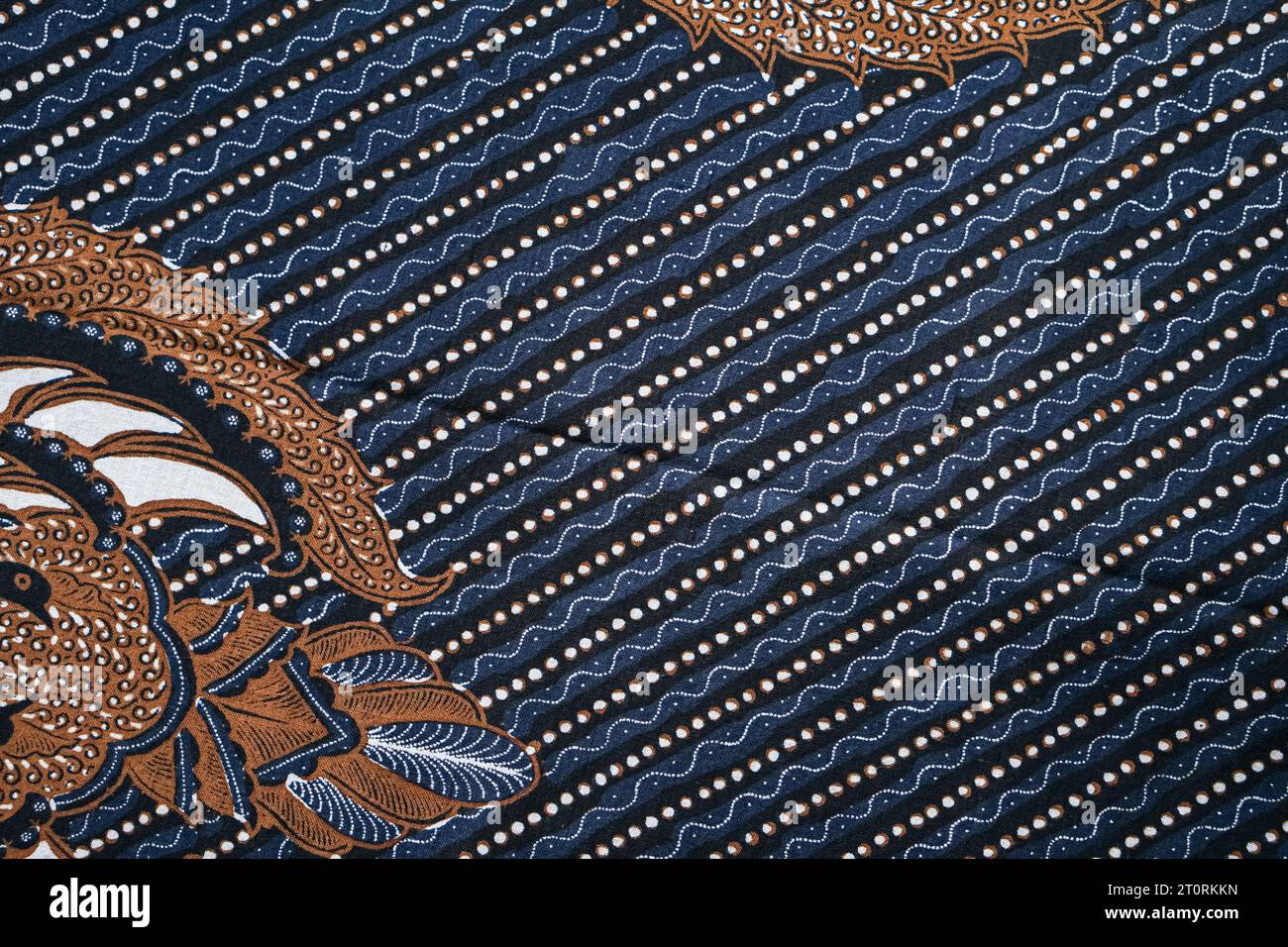 Batik cloth craftsmen from indonesia Stock Photo