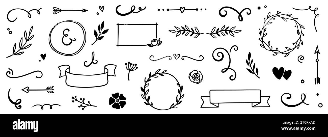 Ribon banner decoration ornament element Vector Image