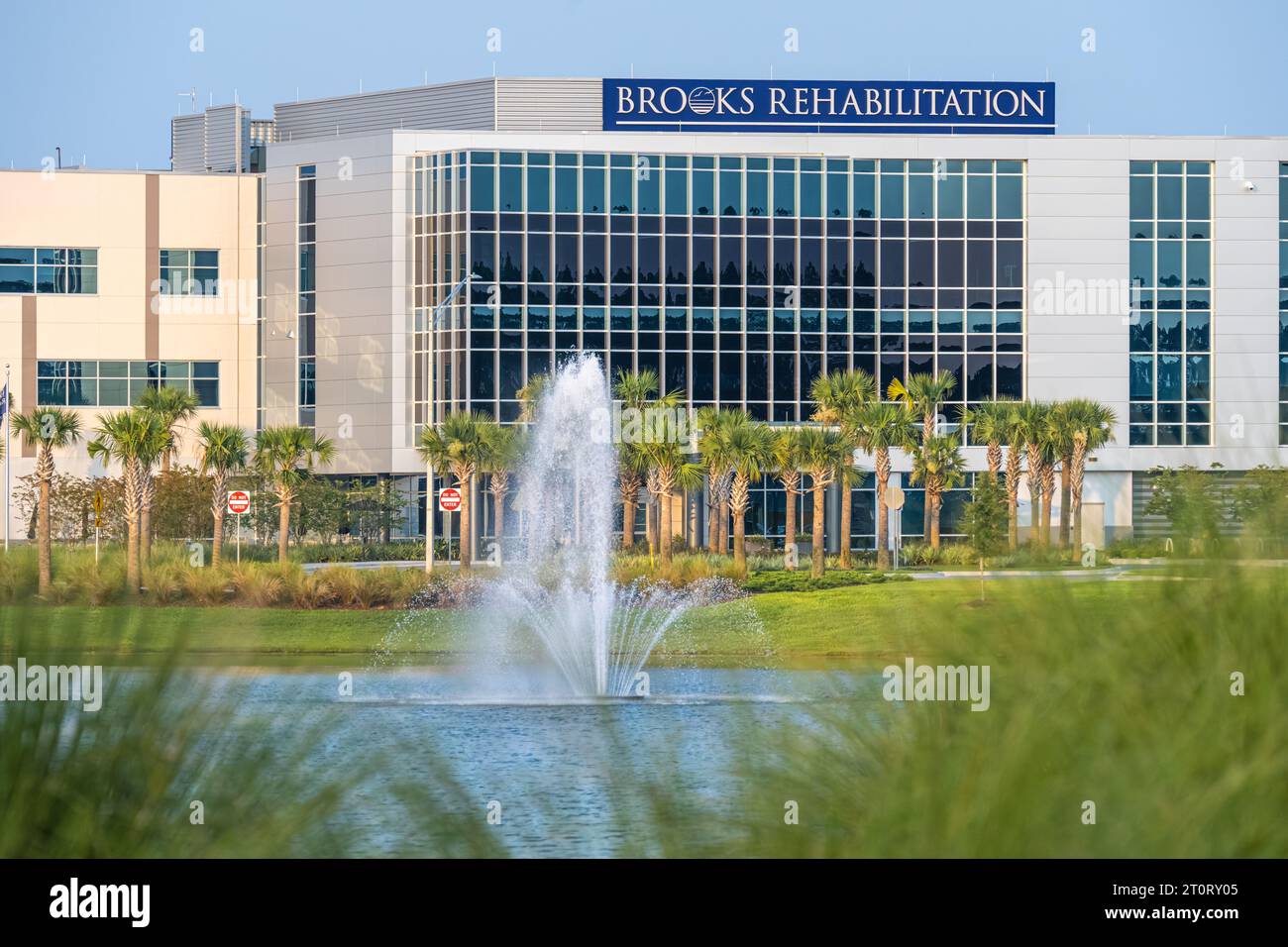 Brooks Rehabilitation (offering physical, occupational, and speech therapy) at Bartram Park in Jacksonville, Florida. (USA) Stock Photo