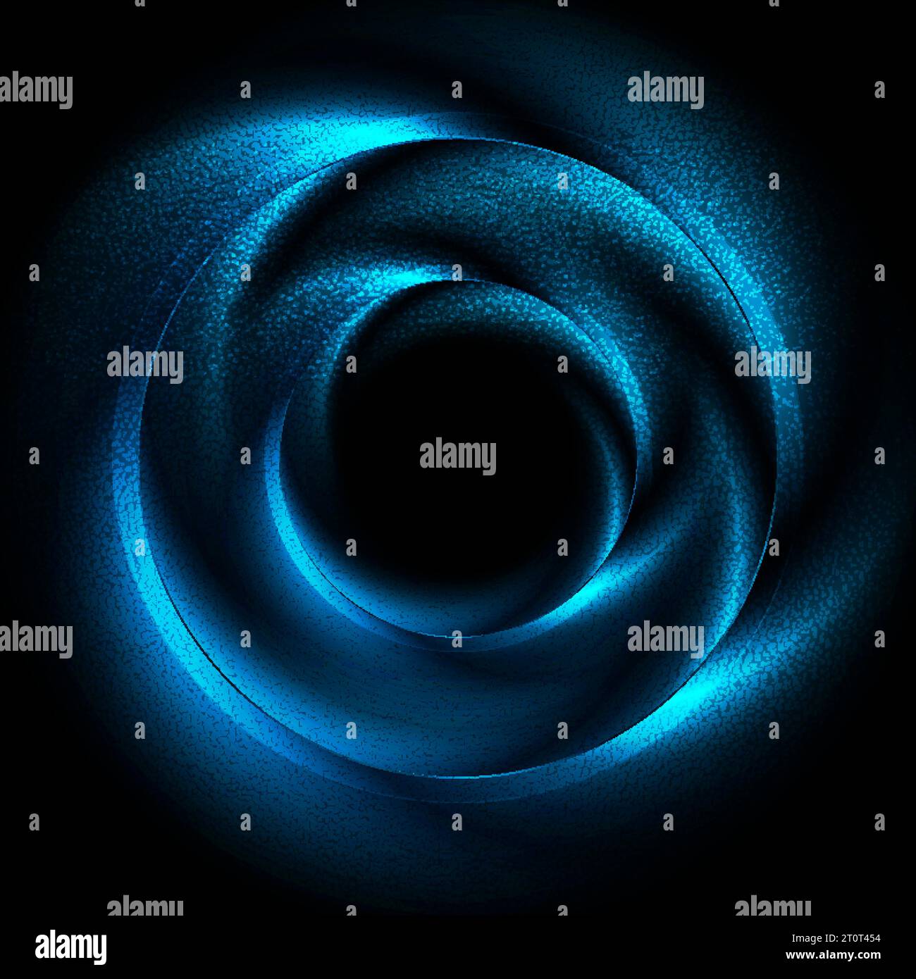 Blue glowing grunge circles abstract hi-tech background. Vector digital ...