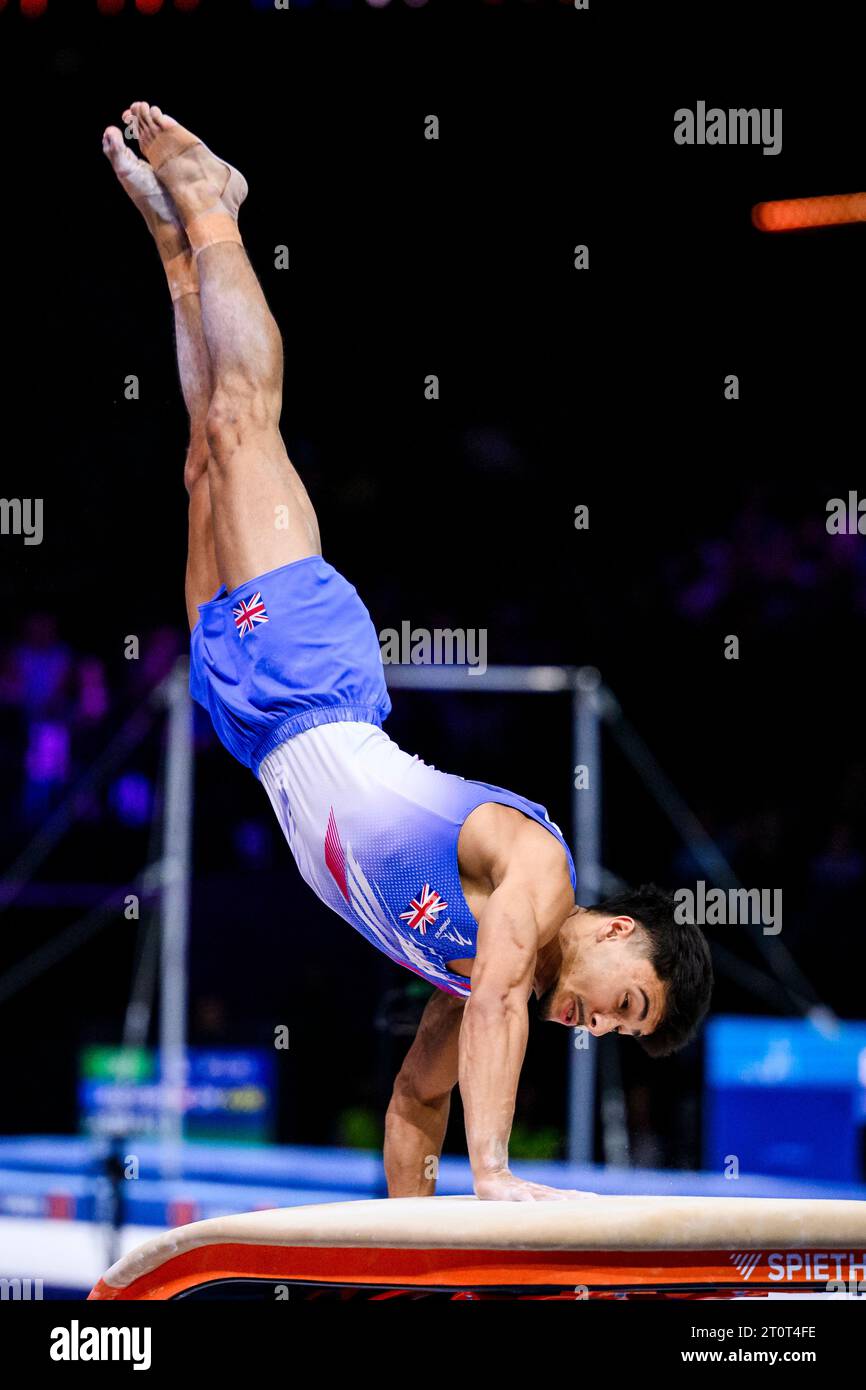 Antwerpen, Belgium. 08th Oct, 2023. Gymnastics World Championships