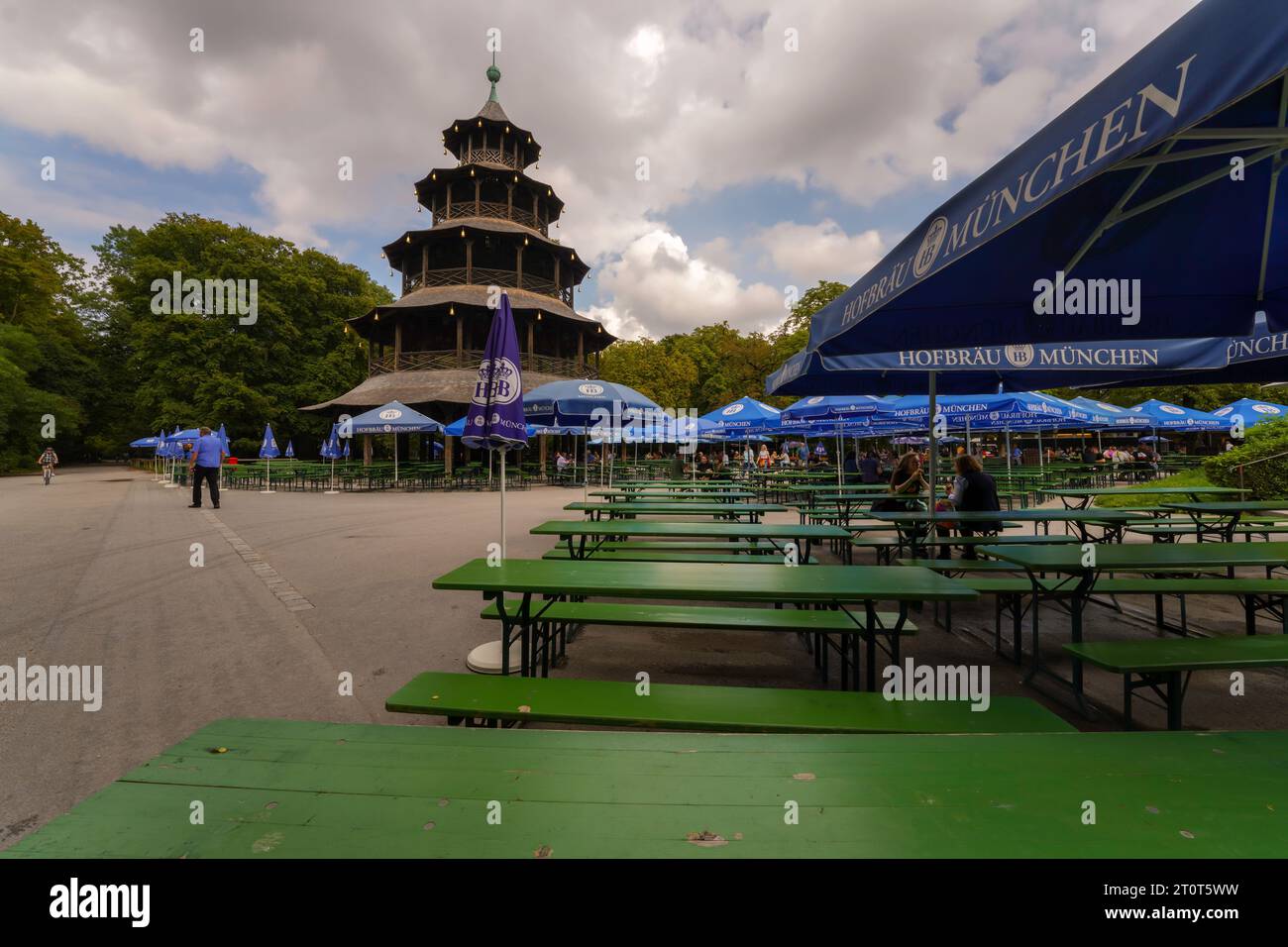 Munich, Germany, EU Sept. 14, 2023. Munich English Garden, Englischer