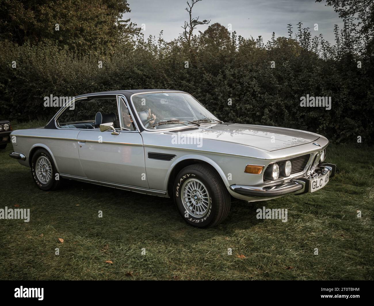 BMW 3.0 CSI at a car show in Oxfordshire Stock Photo