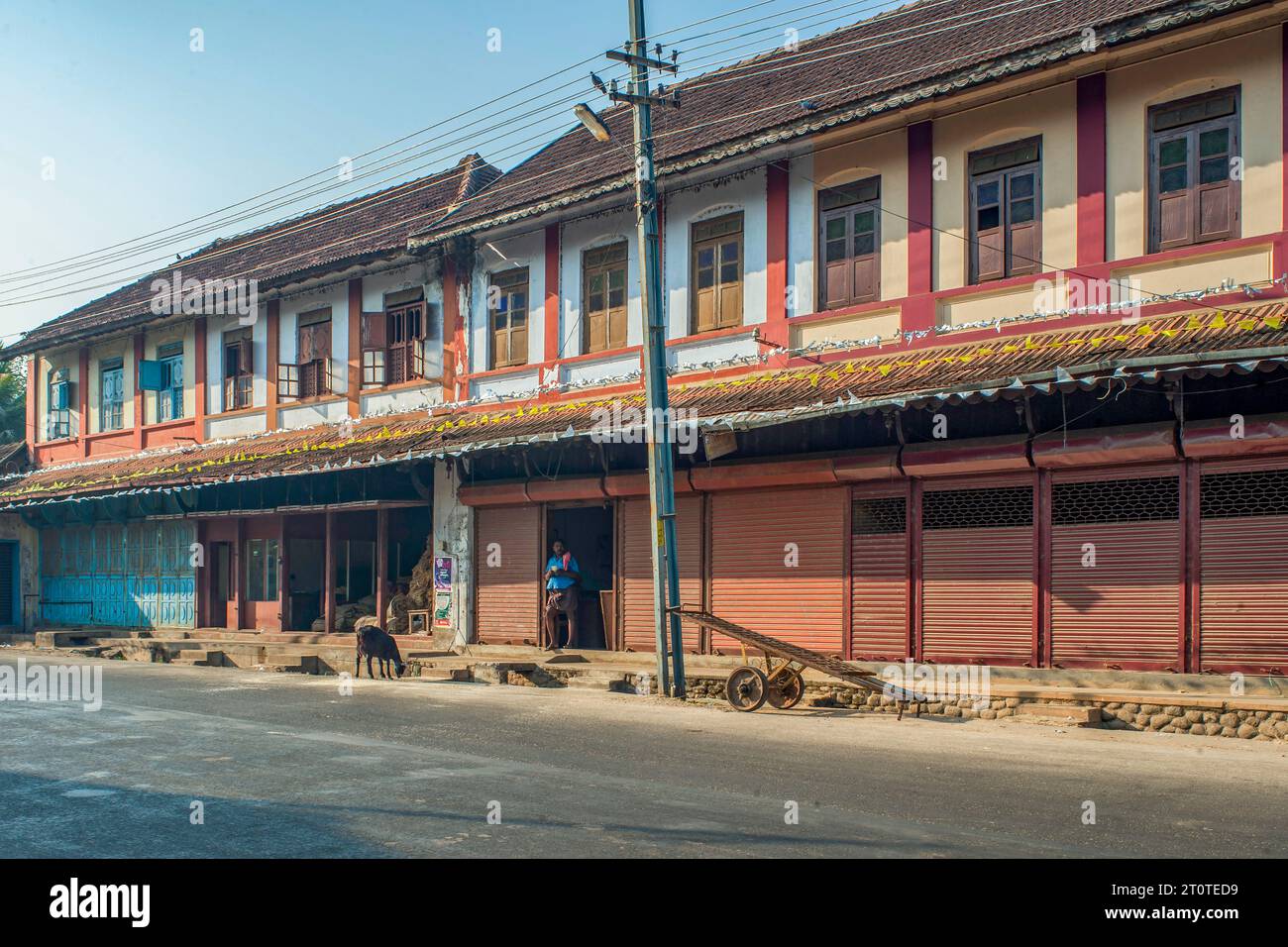 01 23 2013 Vintage heritage architecture Changanassery Market Road, Changanacherry, Kottayam