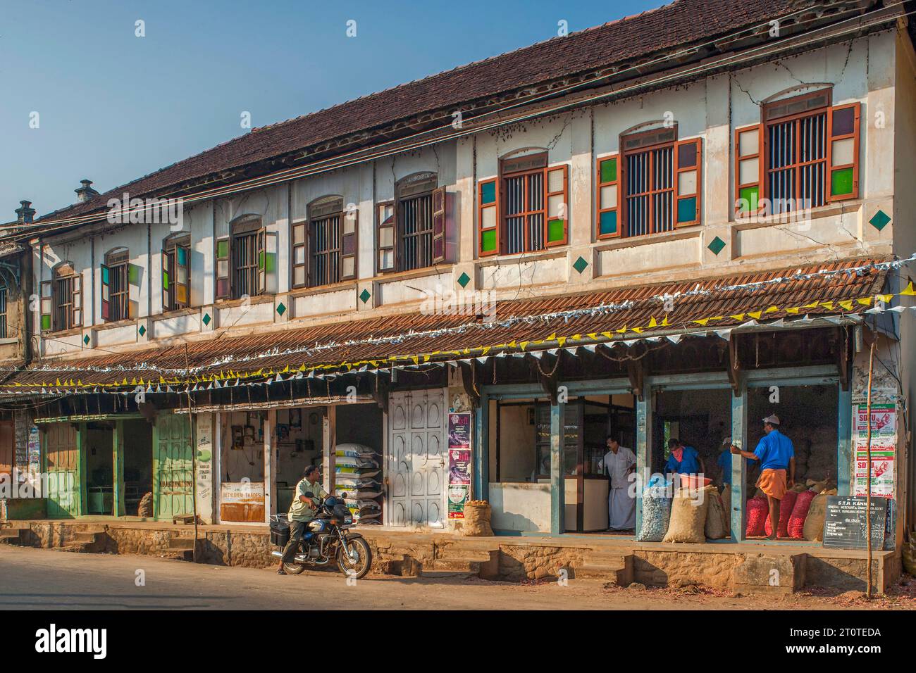 01 23 2013 Vintage heritage architecture Changanassery Market Road, Changanacherry, Kottayam