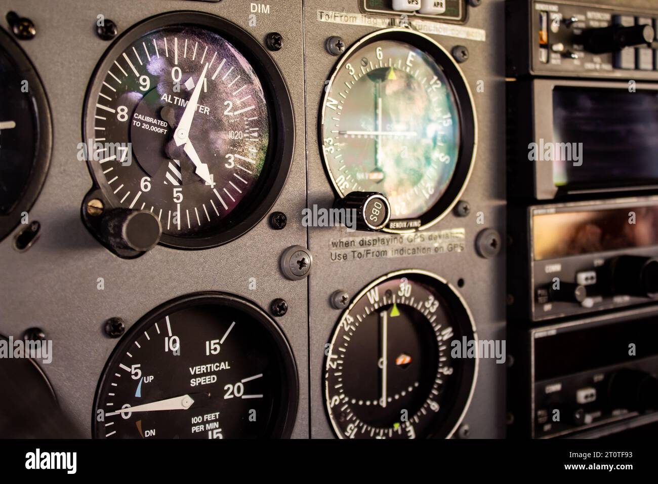 A photo of a cockpit Stock Photo