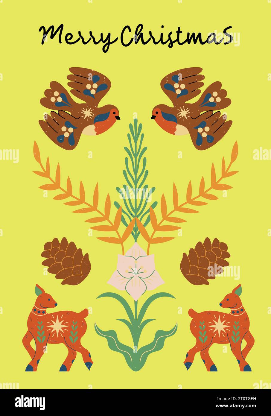 xmas card Stock Vector