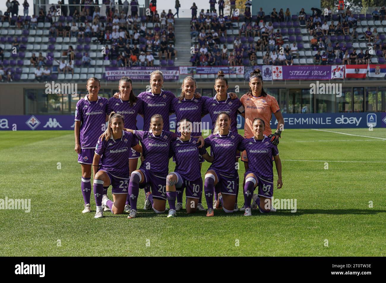Florence, Italy. 08th Oct, 2023. Florence, Italy, October 8th 2023: Fiorentina team (Sara Esposito/SPP) Credit: SPP Sport Press Photo. /Alamy Live News Stock Photo
