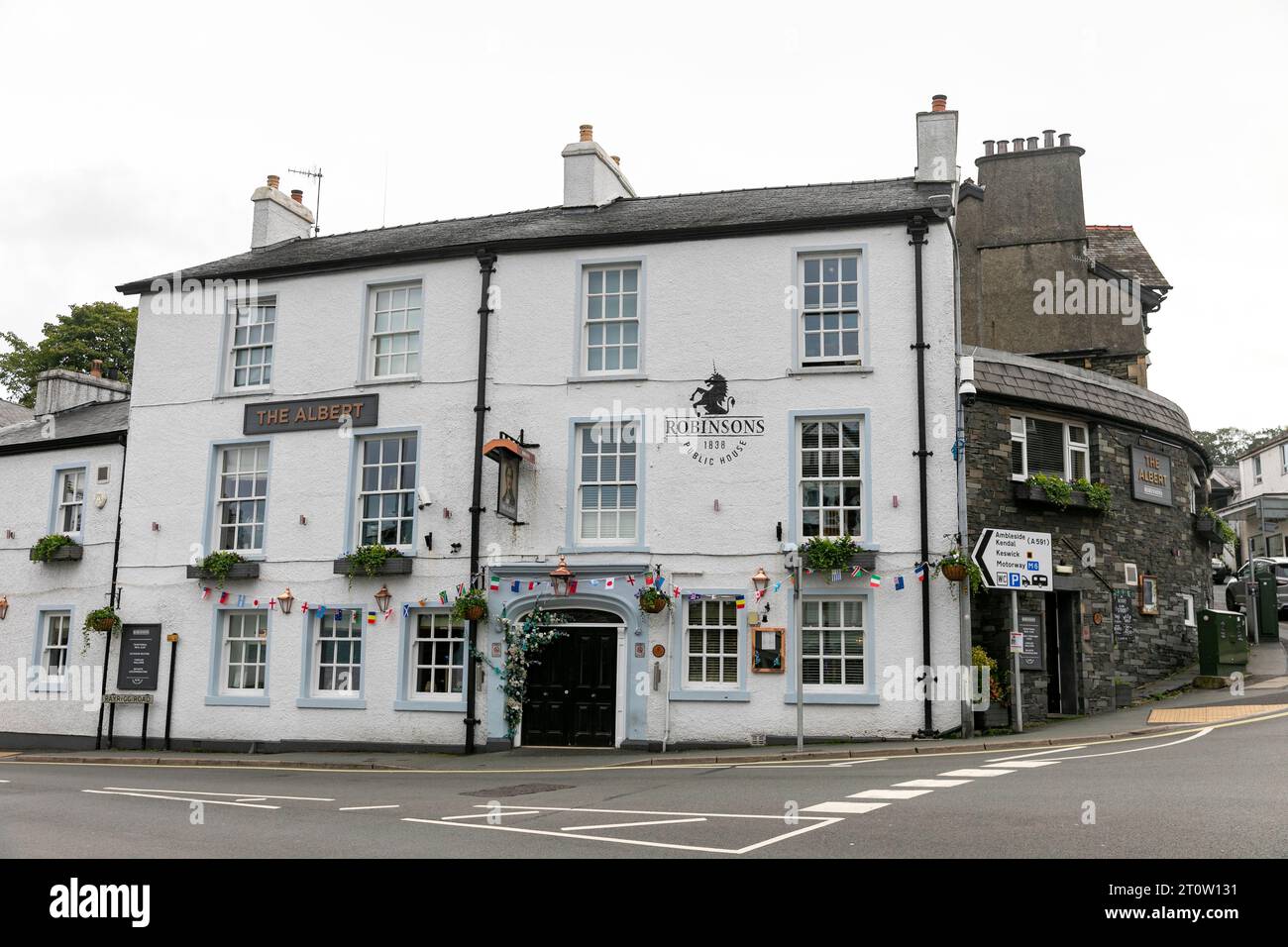 The Albert pub and restaurant, Queens Square,Bowness on Windermere