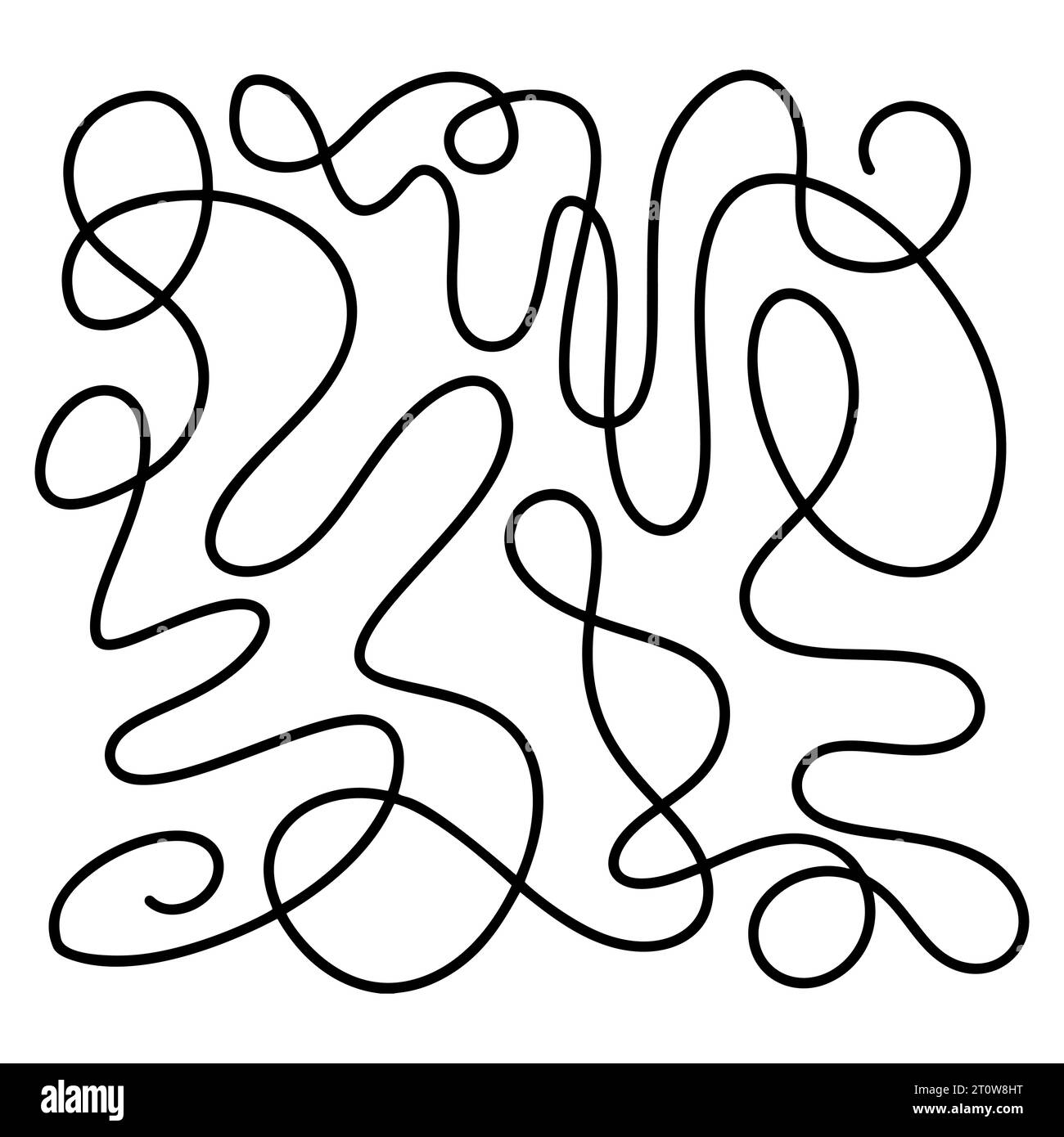 Mid century modern minimalist art print vector. Abstract contemporary