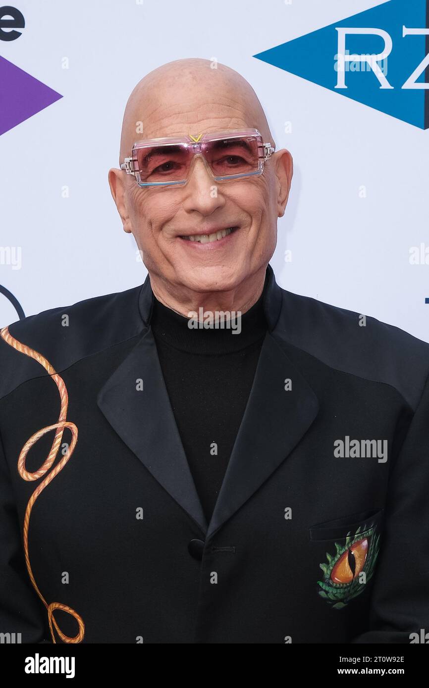 Mike Garson photographed during the Global Premiere of Ziggy Stardust