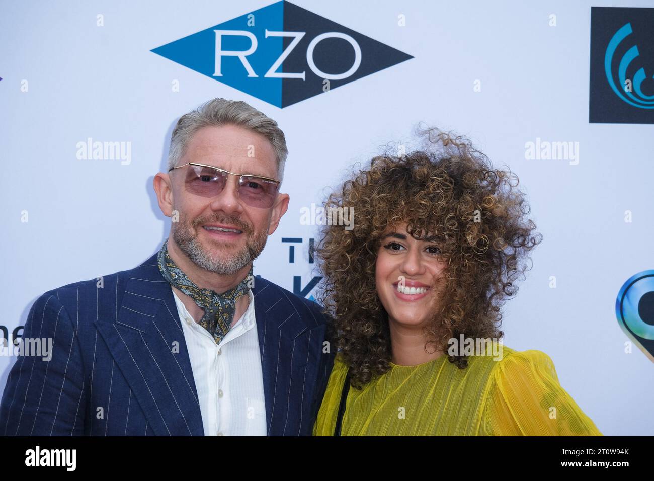 Martin Freeman And Rachel Mariam Photographed During The Global ...