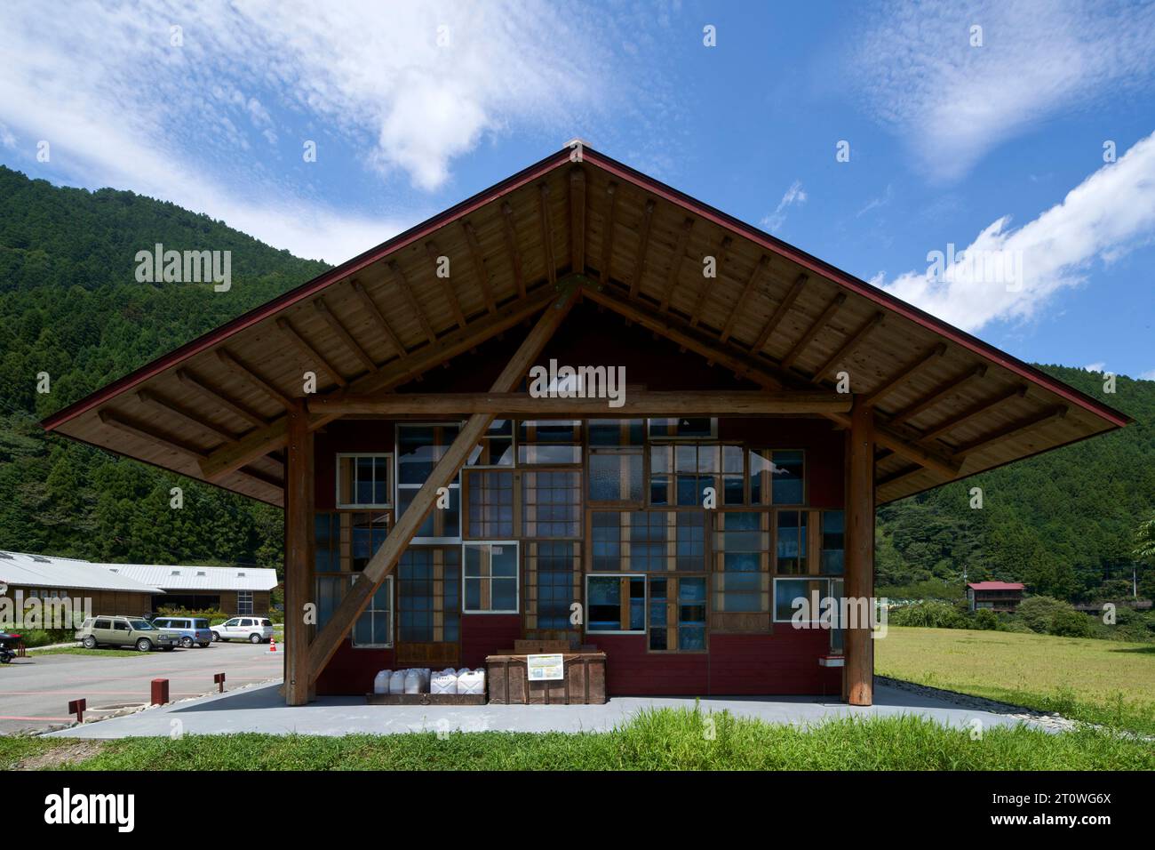 Kamikatsu Zero Waste Centre and Y Hotel. Kamikatsu Zero Waste Centre