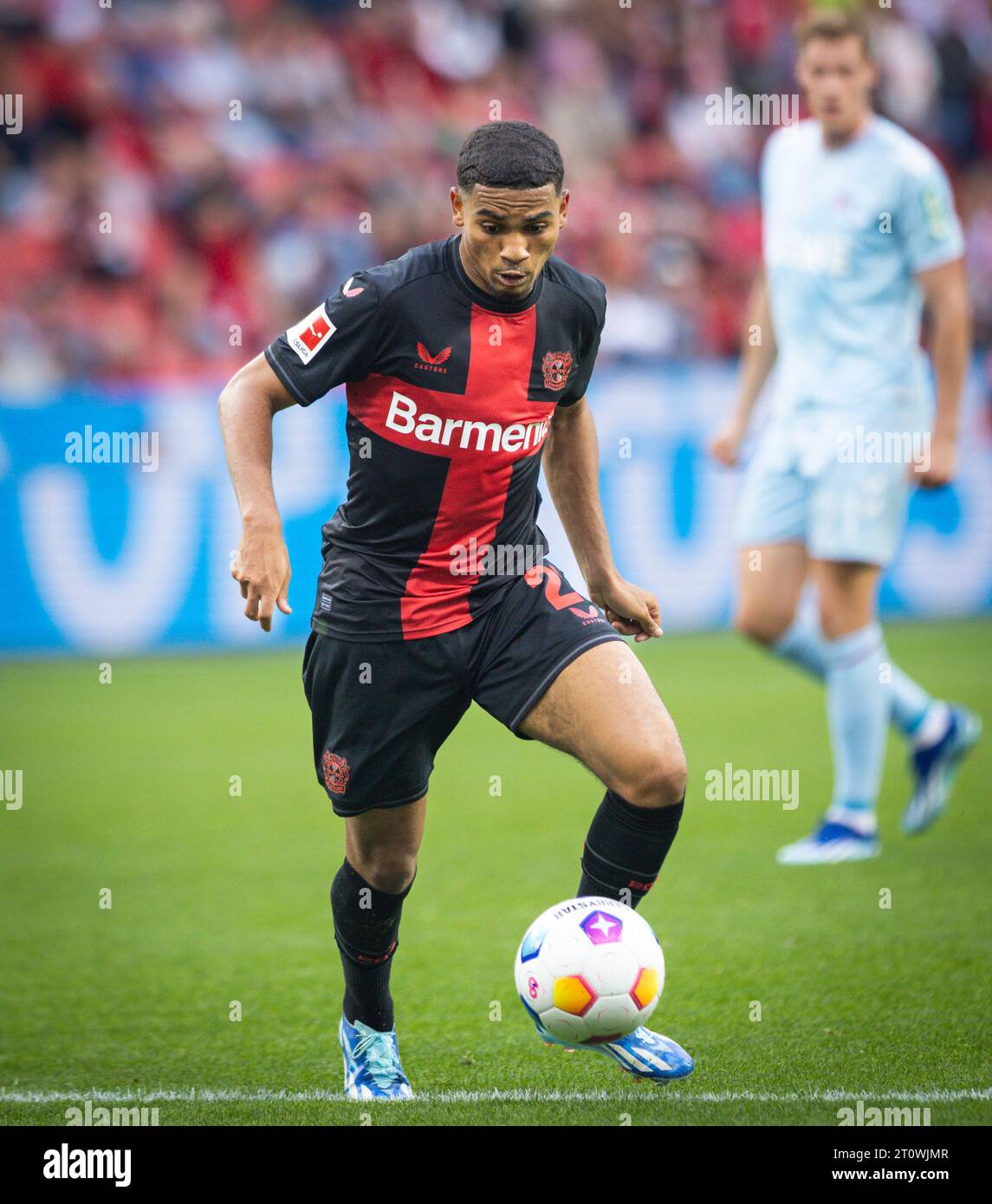 Leverkusen, Germany. 08th Oct 2023. Amine Adli (Leverkusen) Bayer