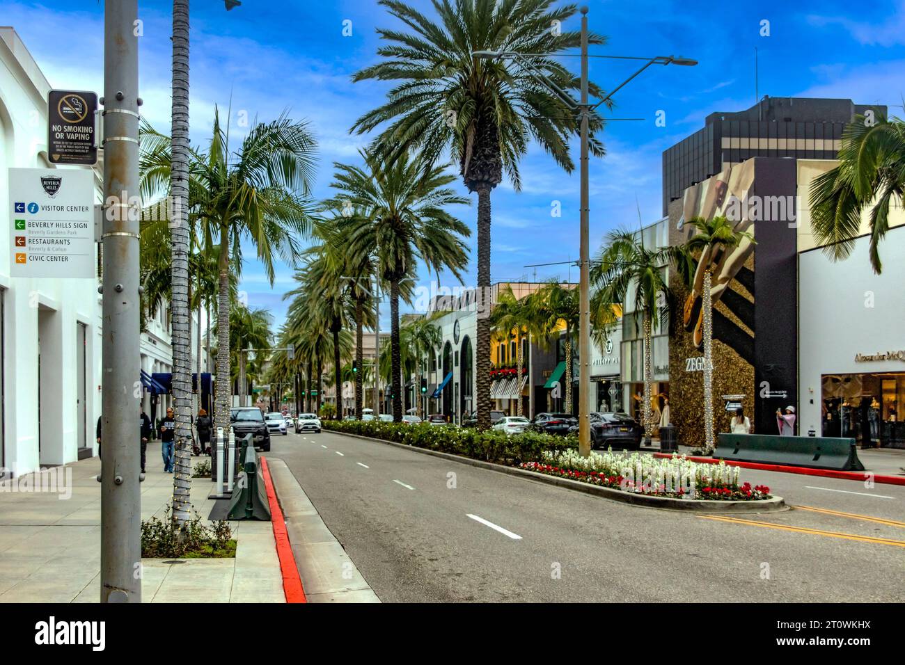 Los Angeles, United States of America; January 15, 2023 Luxury stores