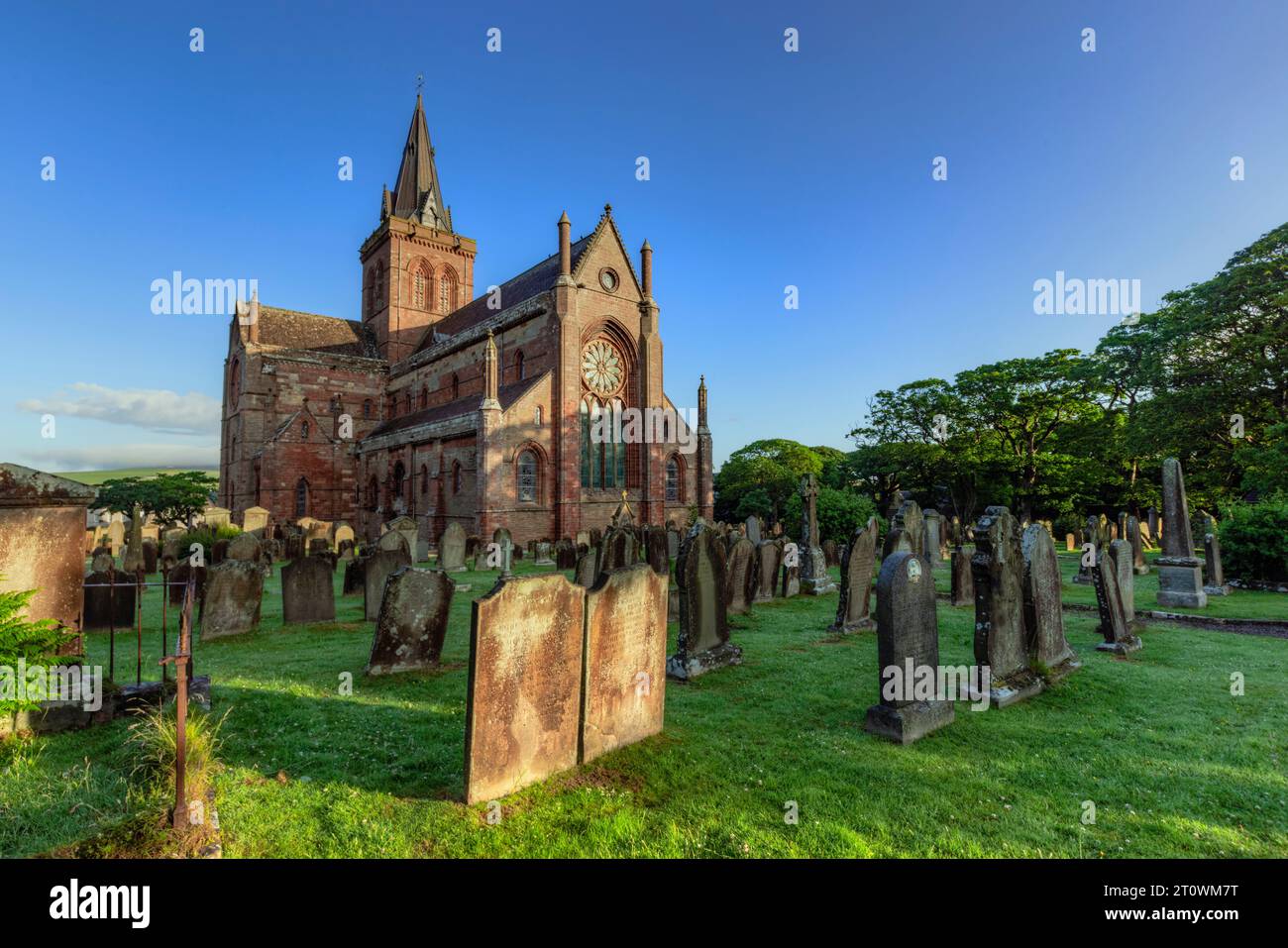 Kirkwall is the capital of Orkney, Scotland. Stock Photo