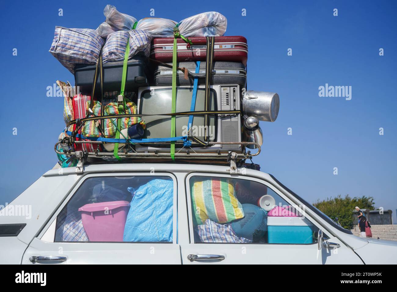 Marseilles, France. 8 October 2023. Renault 12 an exhibition at the