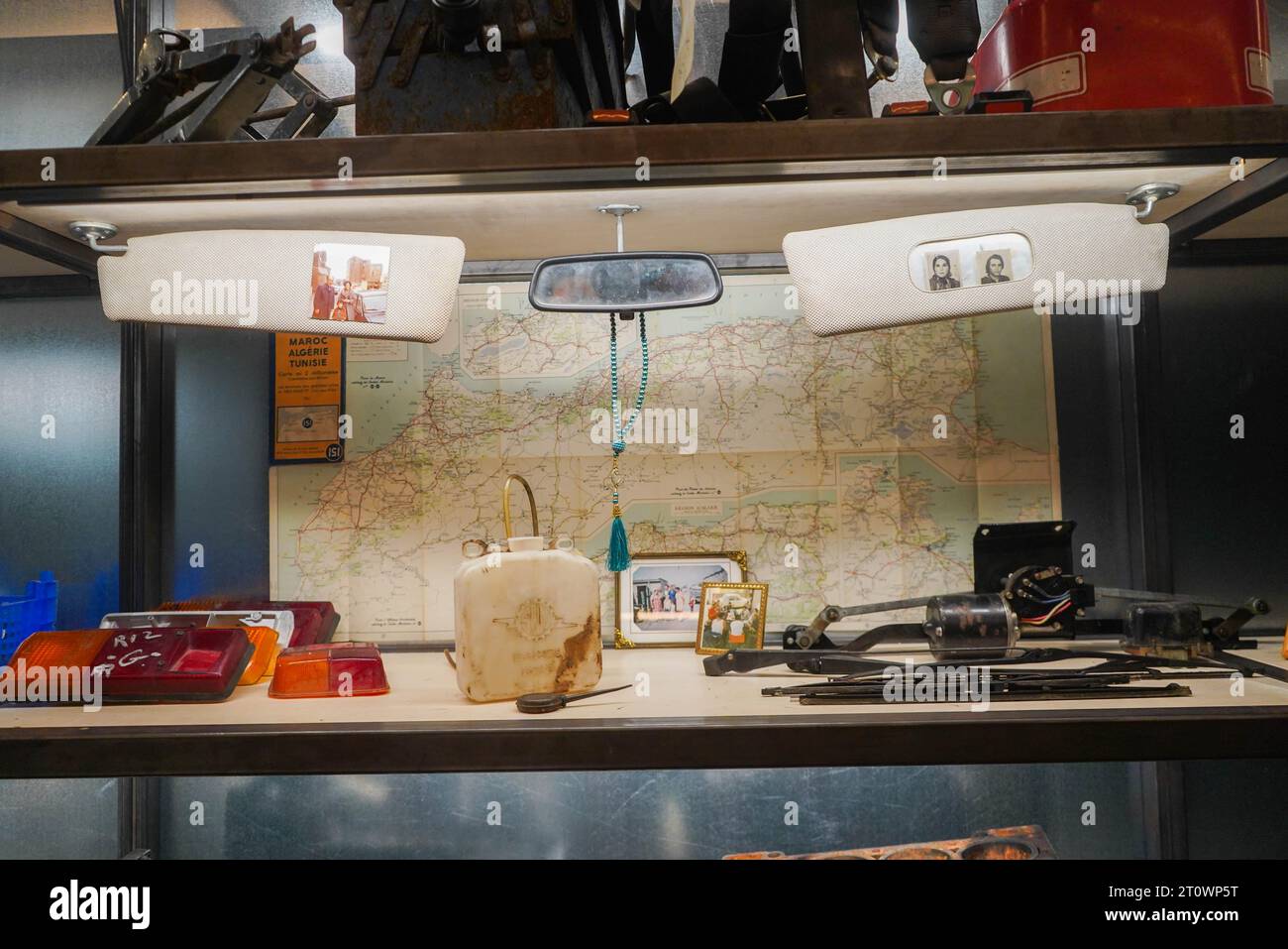 Marseilles, France. 8 October 2023. Renault 12 an exhibition at the